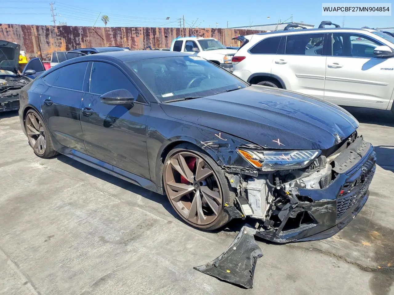 2021 Audi Rs7 VIN: WUAPCBF27MN904854 Lot: 46316596