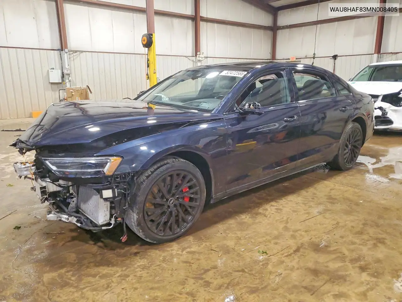 2021 Audi A8 L E VIN: WAU8HAF83MN008405 Lot: 52472566