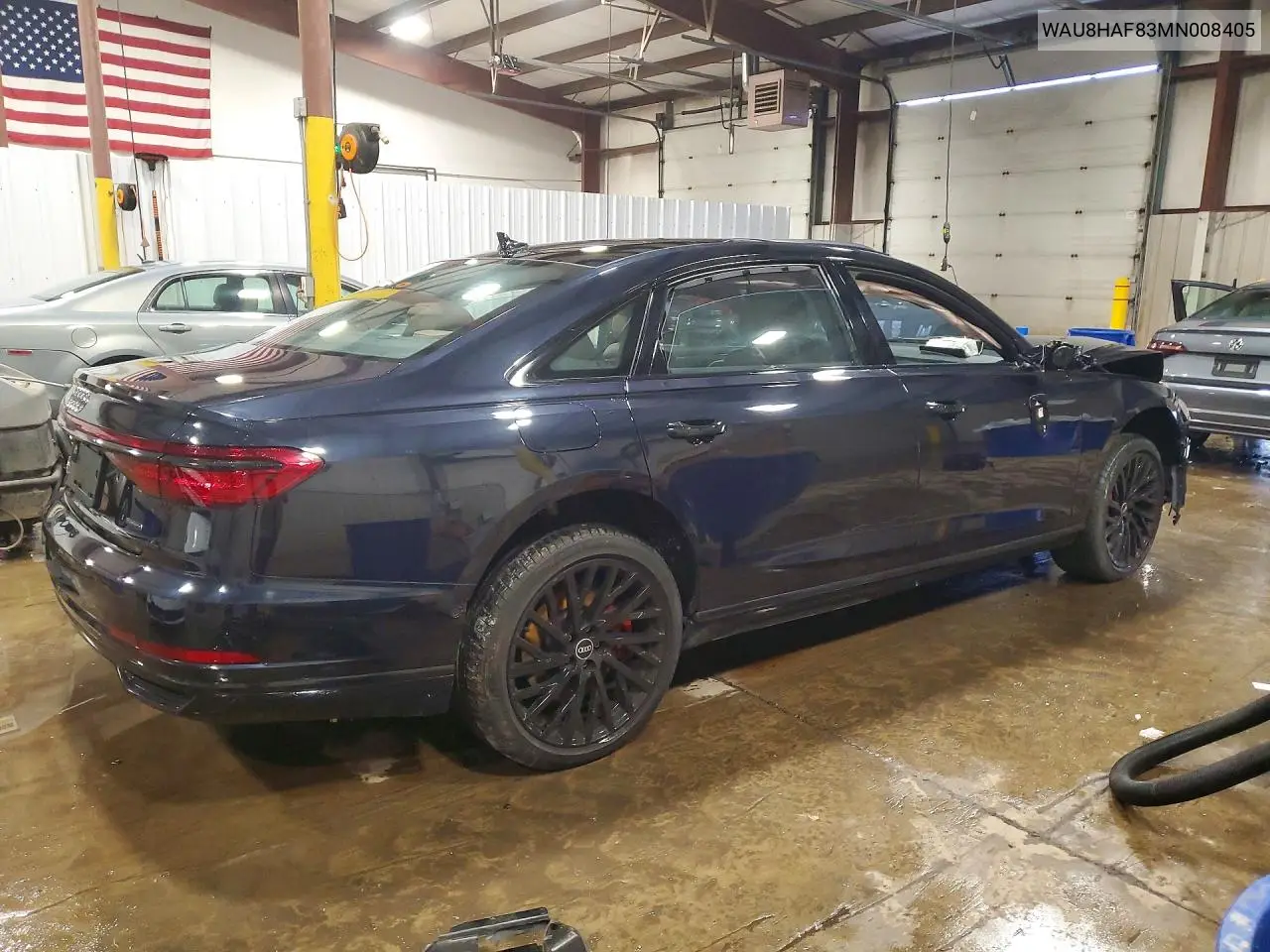 2021 Audi A8 L E VIN: WAU8HAF83MN008405 Lot: 52472566