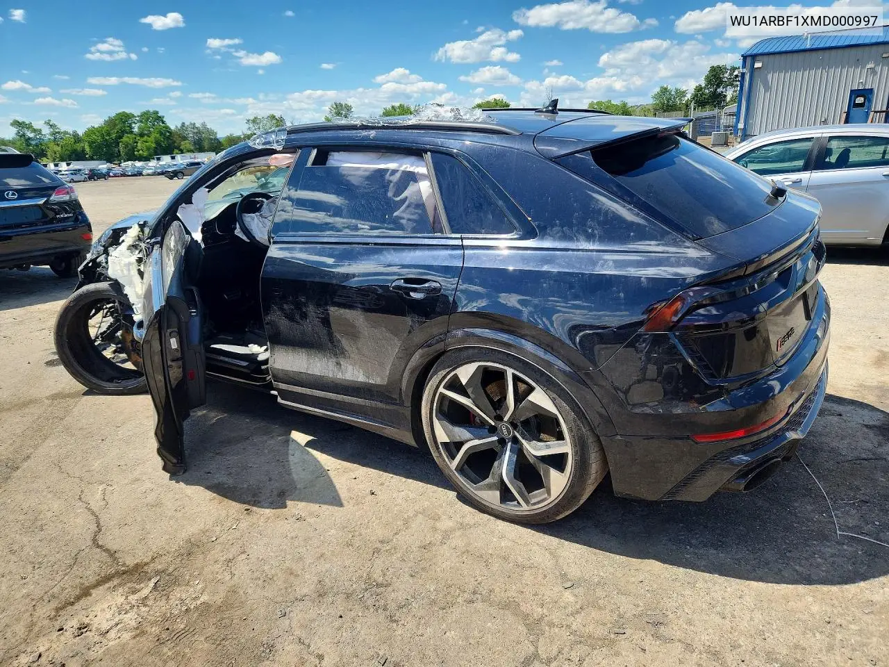 2021 Audi Rs Q8 VIN: WU1ARBF1XMD000997 Lot: 55573316