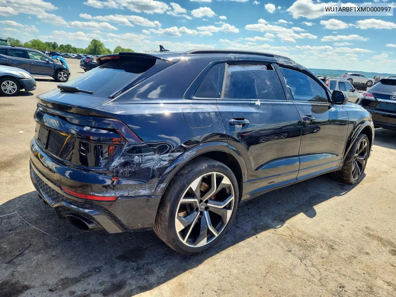 2021 Audi Rs Q8 VIN: WU1ARBF1XMD000997 Lot: 55573316