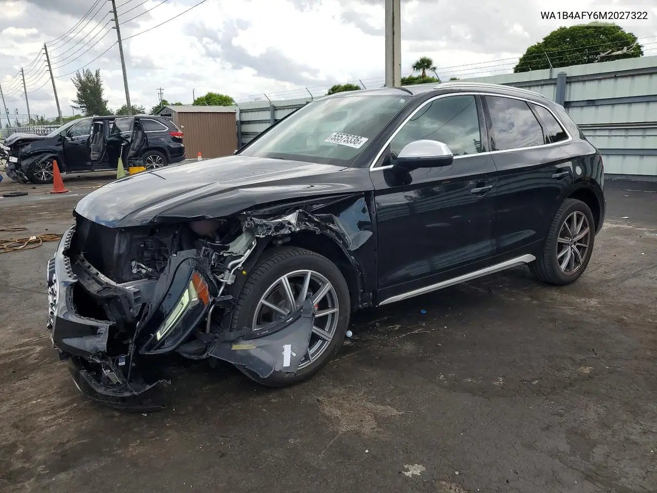 2021 Audi Sq5 Premium Plus VIN: WA1B4AFY6M2027322 Lot: 55575336