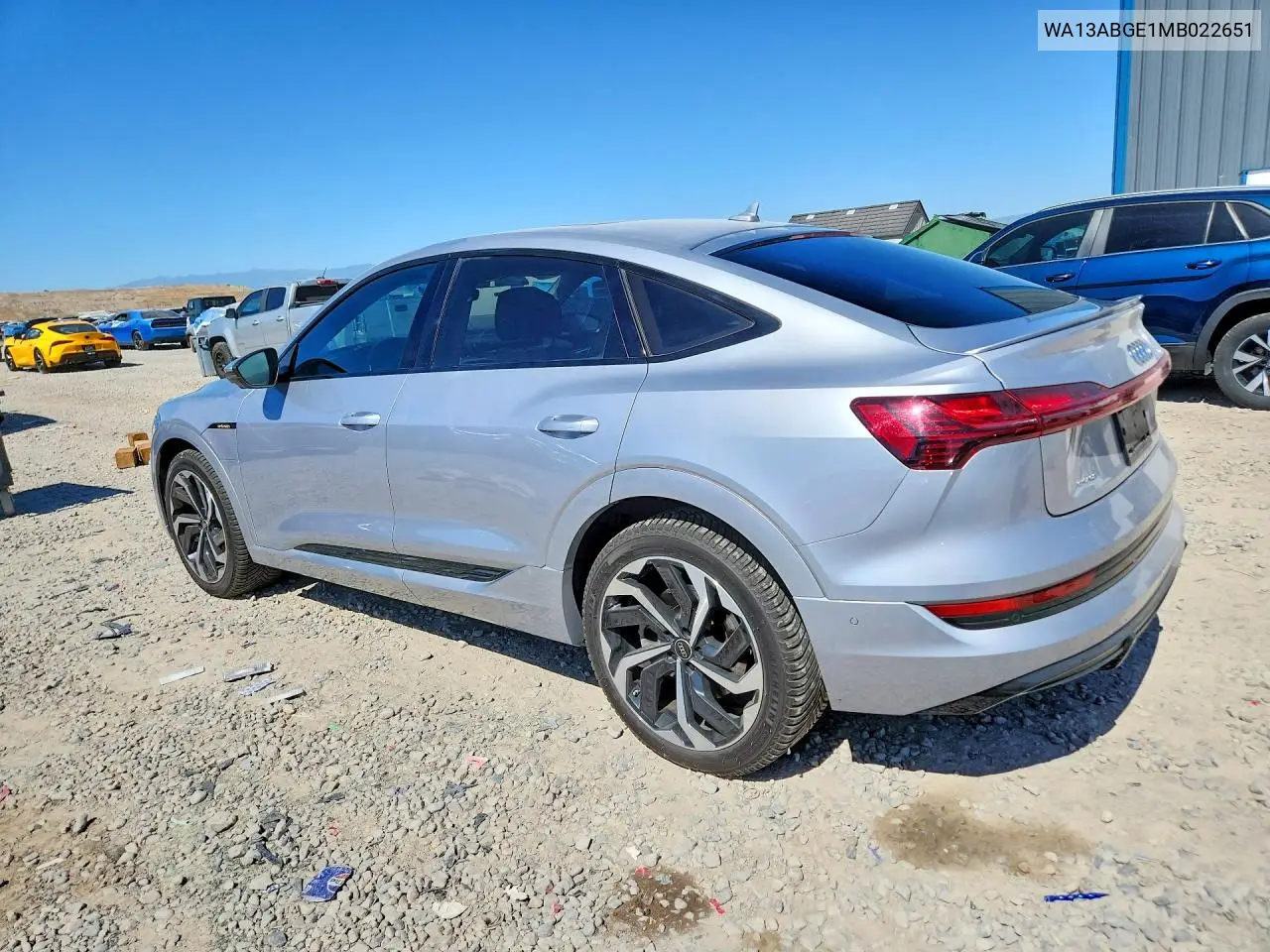 2021 Audi E-Tron Sportback Prestige VIN: WA13ABGE1MB022651 Lot: 55650966