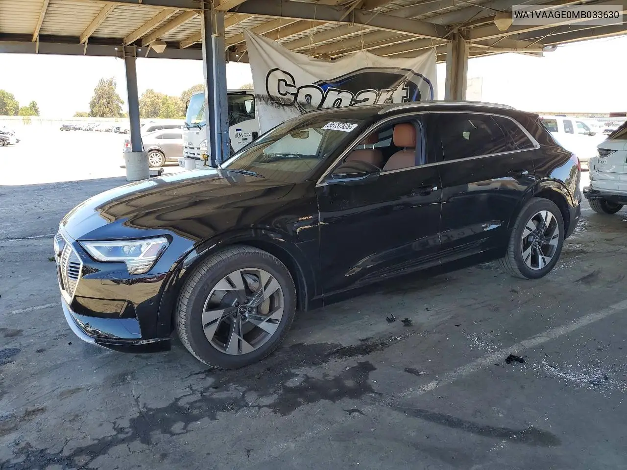 2021 Audi E-Tron Prestige VIN: WA1VAAGE0MB033630 Lot: 55757926