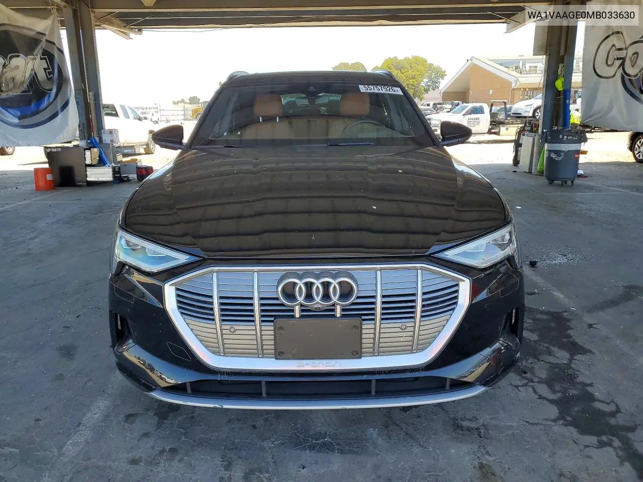 2021 Audi E-Tron Prestige VIN: WA1VAAGE0MB033630 Lot: 55757926