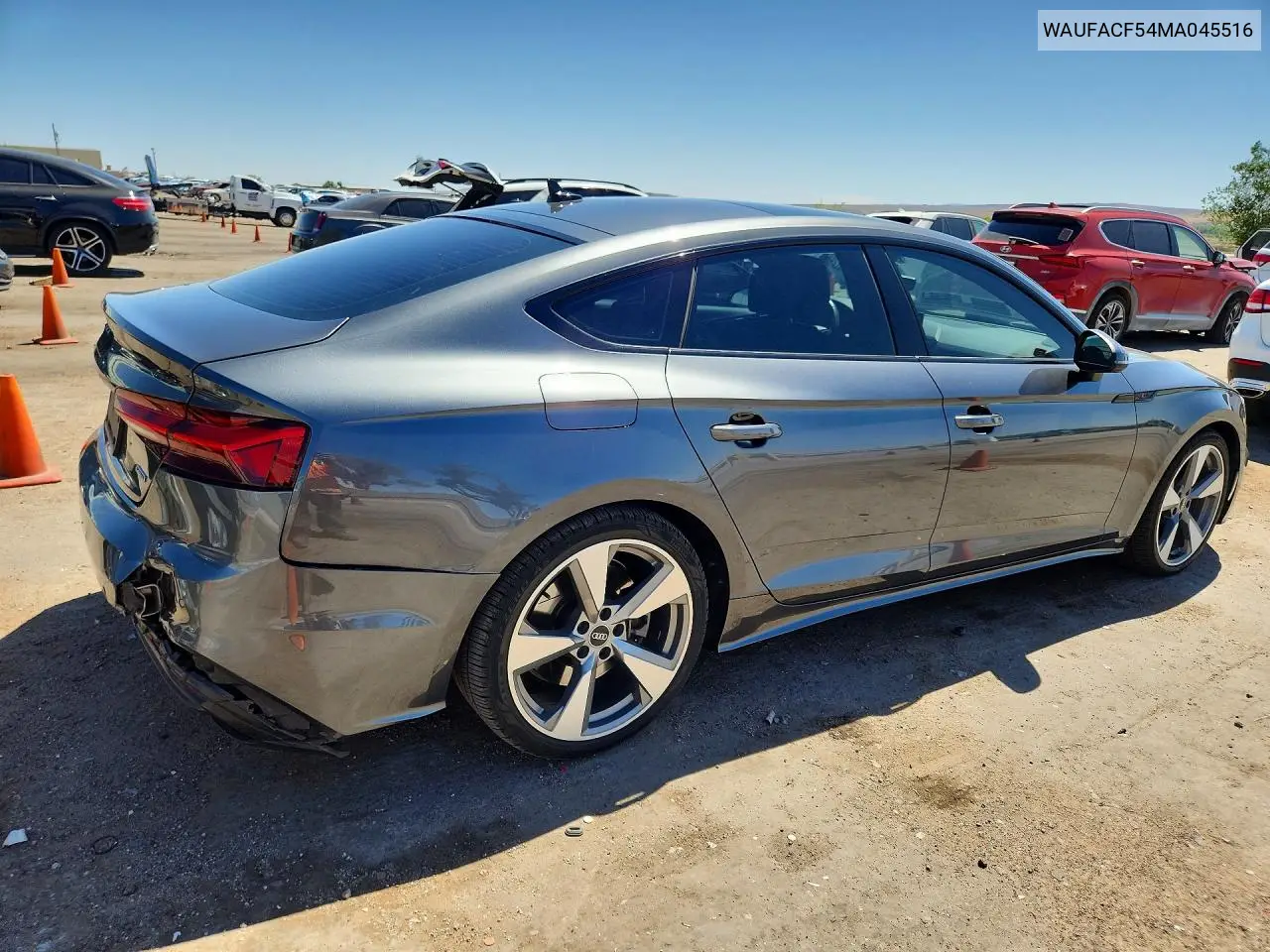 2021 Audi A5 Sport VIN: WAUFACF54MA045516 Lot: 56876256