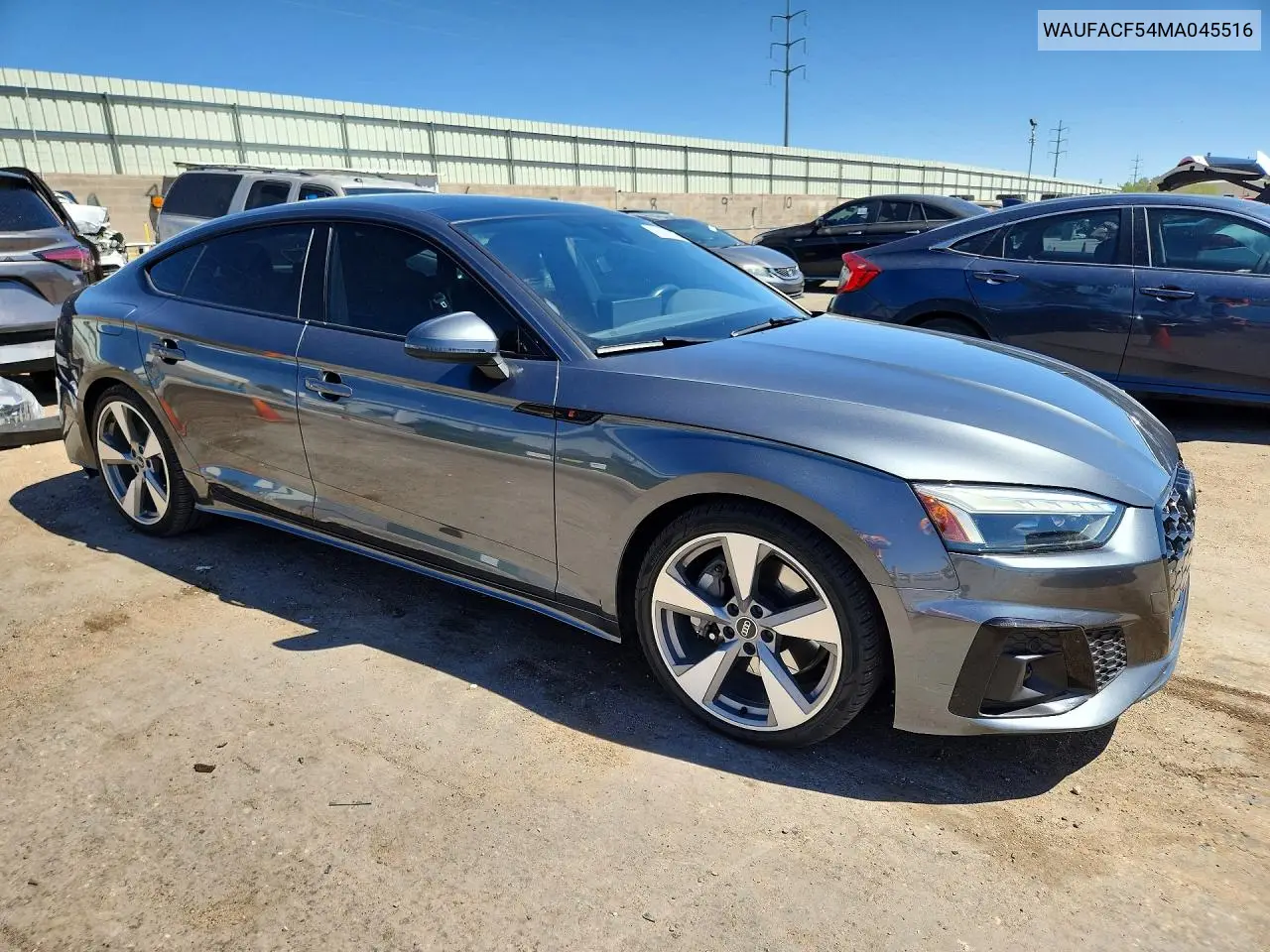 2021 Audi A5 Sport VIN: WAUFACF54MA045516 Lot: 56876256