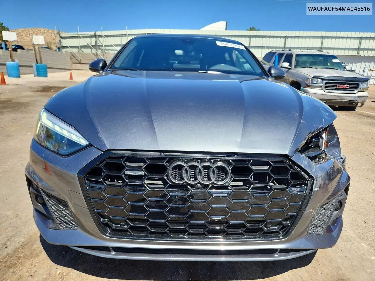 2021 Audi A5 Sport VIN: WAUFACF54MA045516 Lot: 56876256