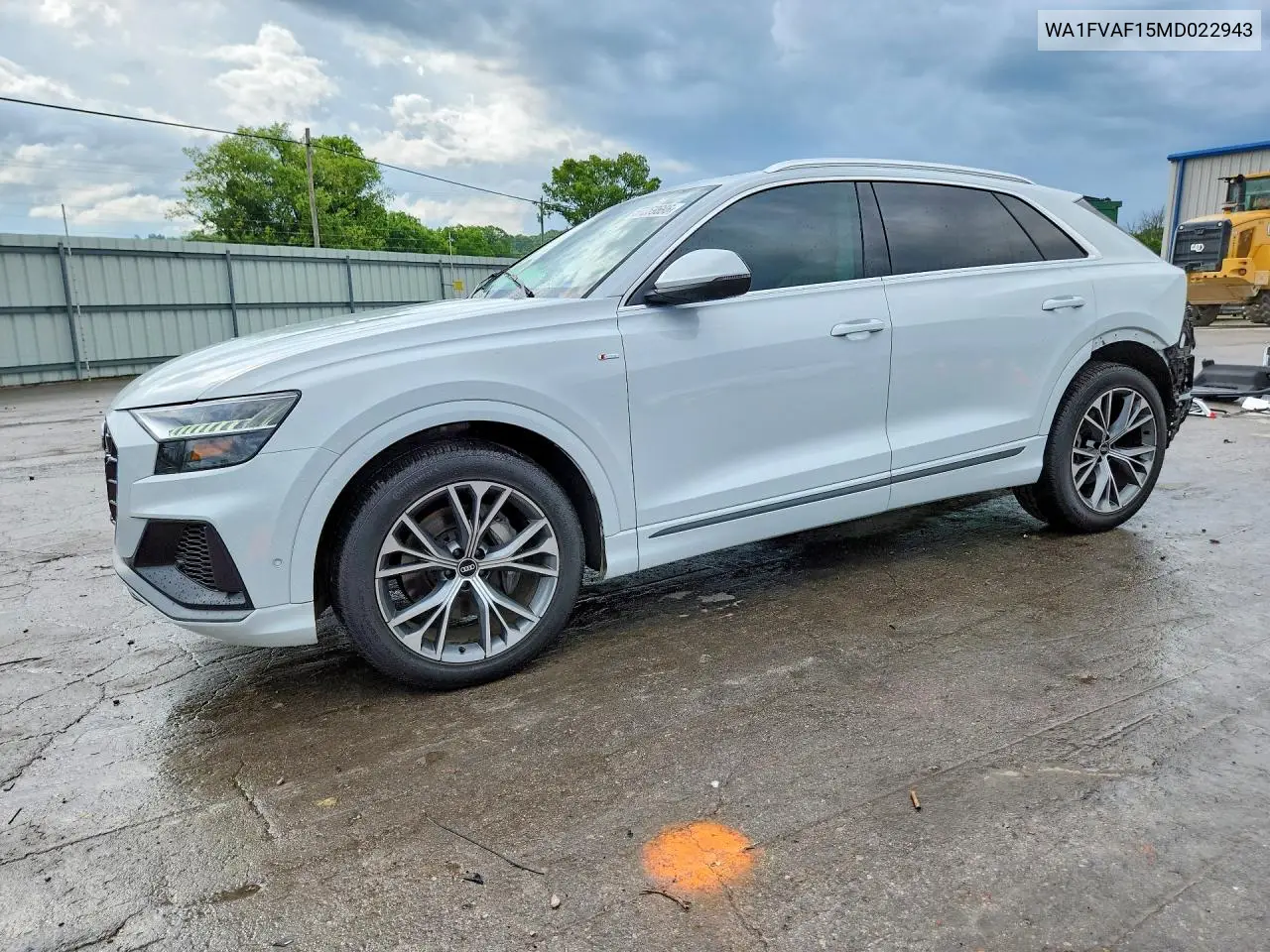 2021 Audi Q8 Prestige S-Line VIN: WA1FVAF15MD022943 Lot: 57359696