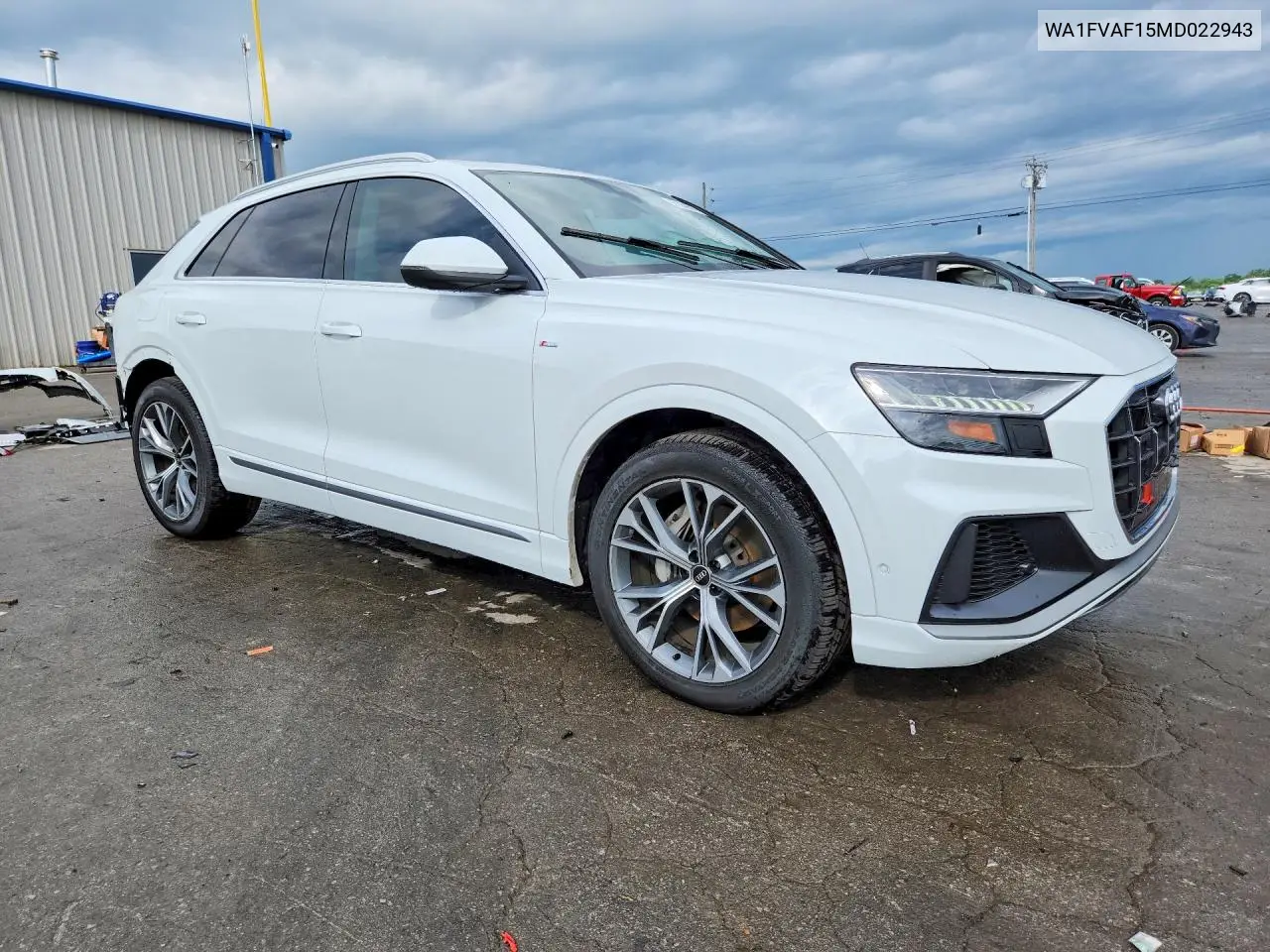 2021 Audi Q8 Prestige S-Line VIN: WA1FVAF15MD022943 Lot: 57359696