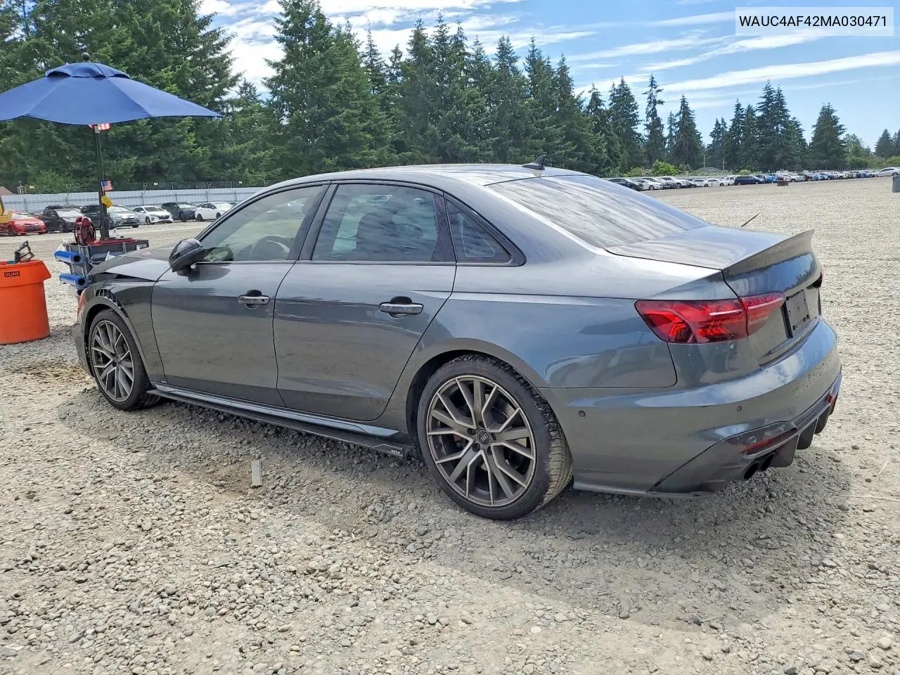 2021 Audi S4 Prestige VIN: WAUC4AF42MA030471 Lot: 57591996