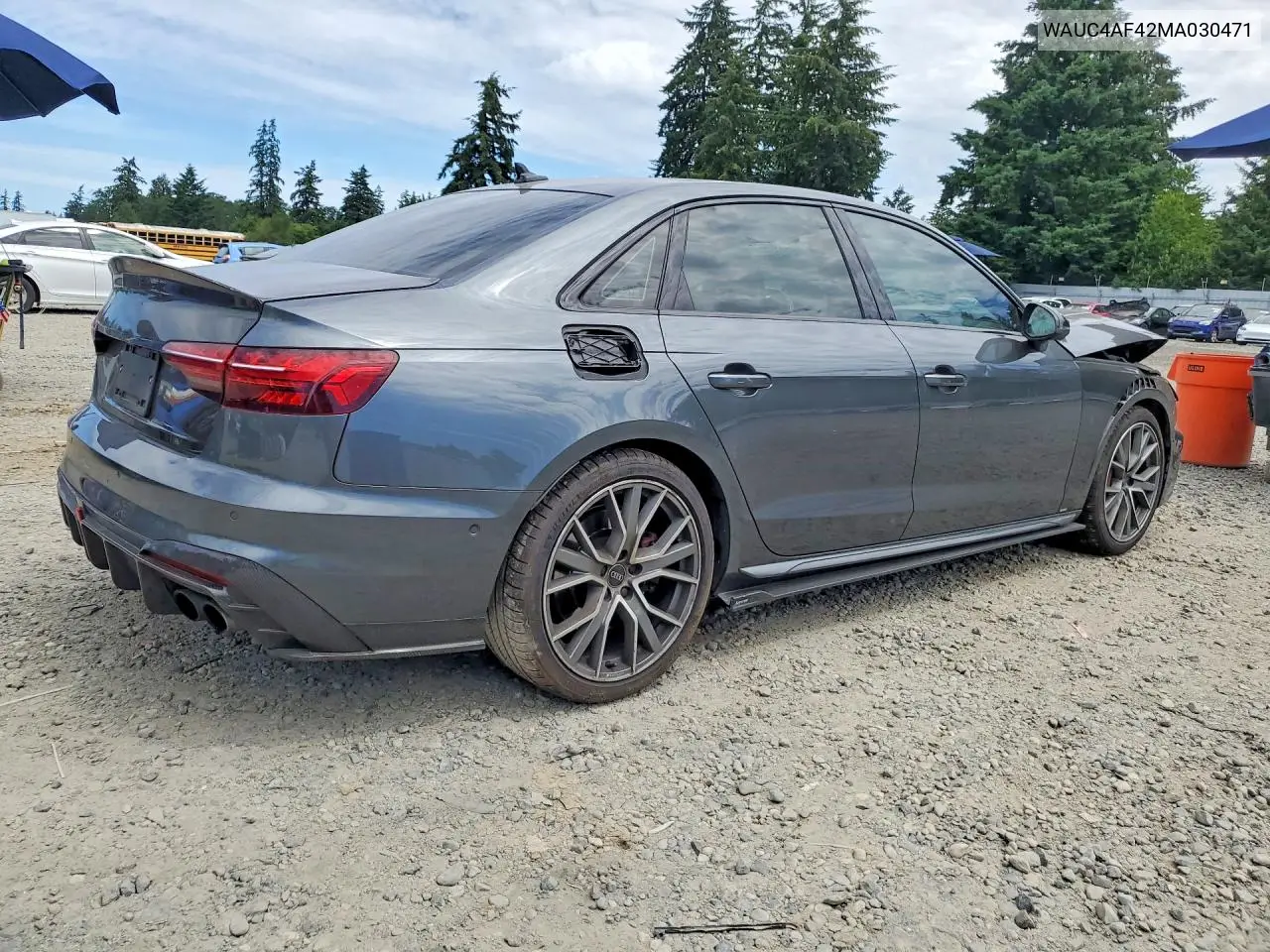 2021 Audi S4 Prestige VIN: WAUC4AF42MA030471 Lot: 57591996