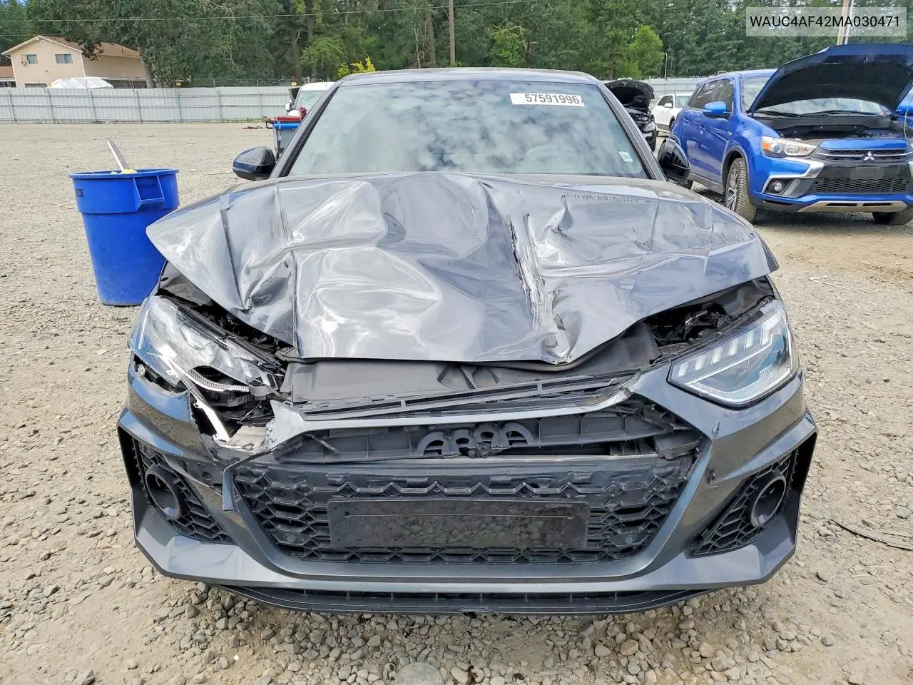 2021 Audi S4 Prestige VIN: WAUC4AF42MA030471 Lot: 57591996