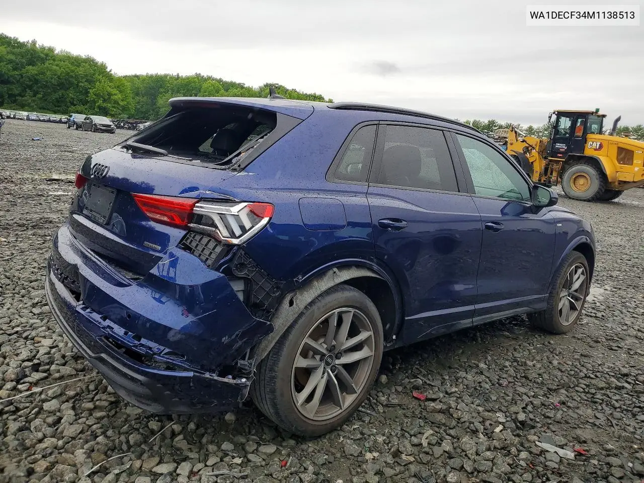 2021 Audi Q3 VIN: WA1DECF34M1138513 Lot: 57916136