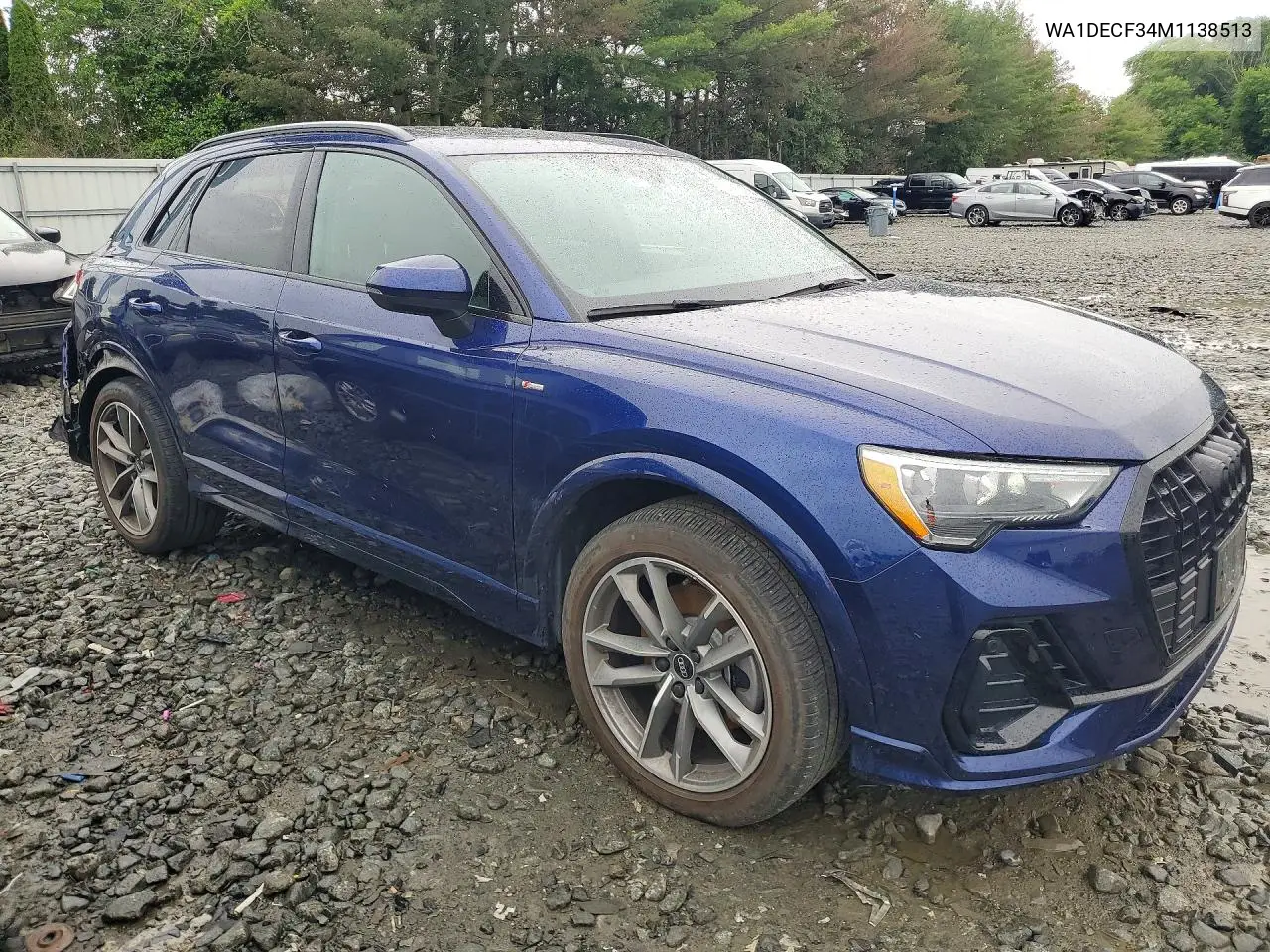 2021 Audi Q3 VIN: WA1DECF34M1138513 Lot: 57916136