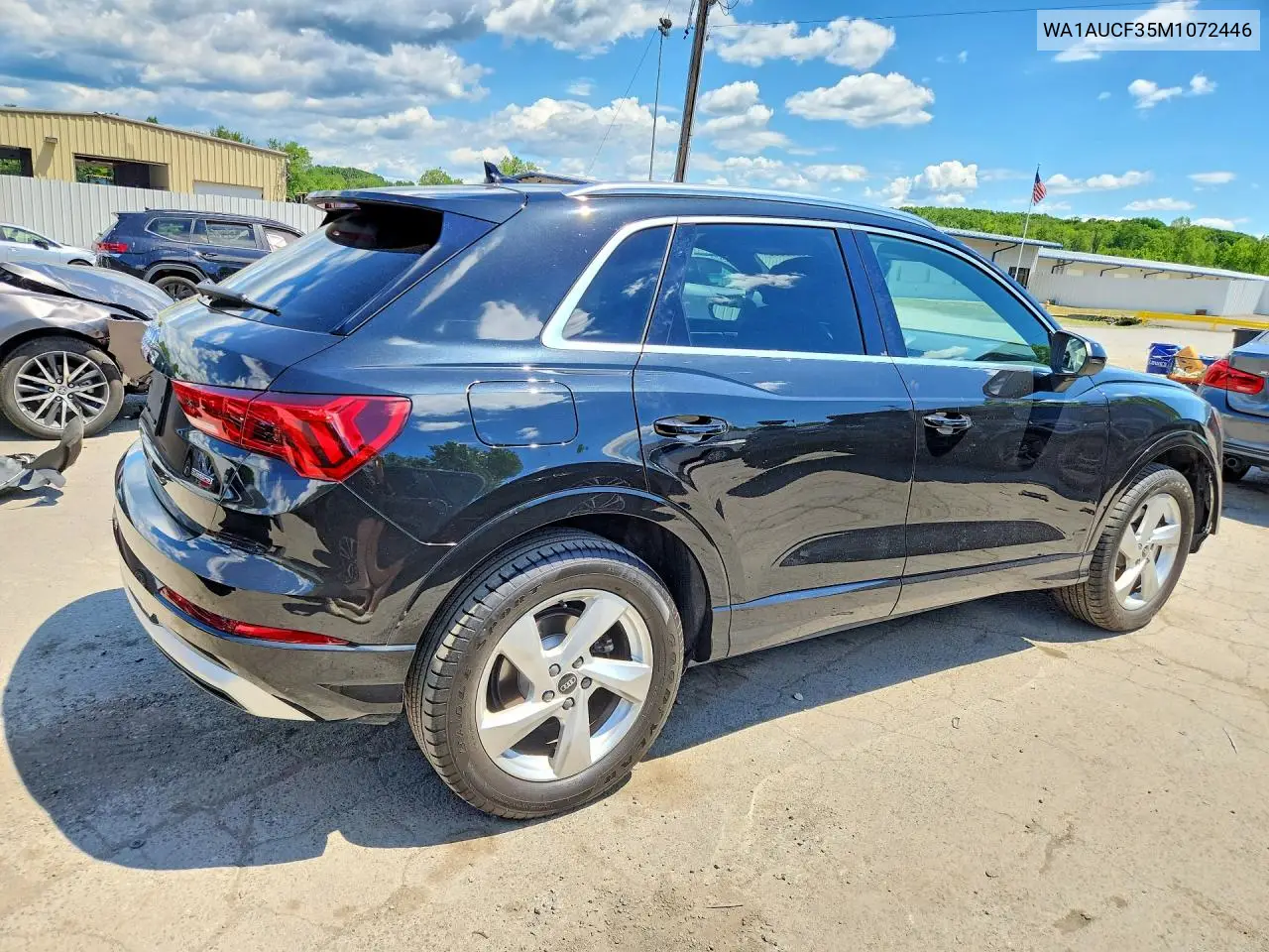 2021 Audi Q3 Premium 40 VIN: WA1AUCF35M1072446 Lot: 58058386