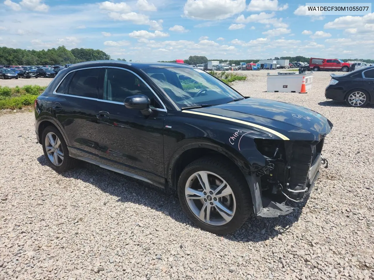 2021 Audi Q3 Premium S Line 45 VIN: WA1DECF30M1055077 Lot: 58106186