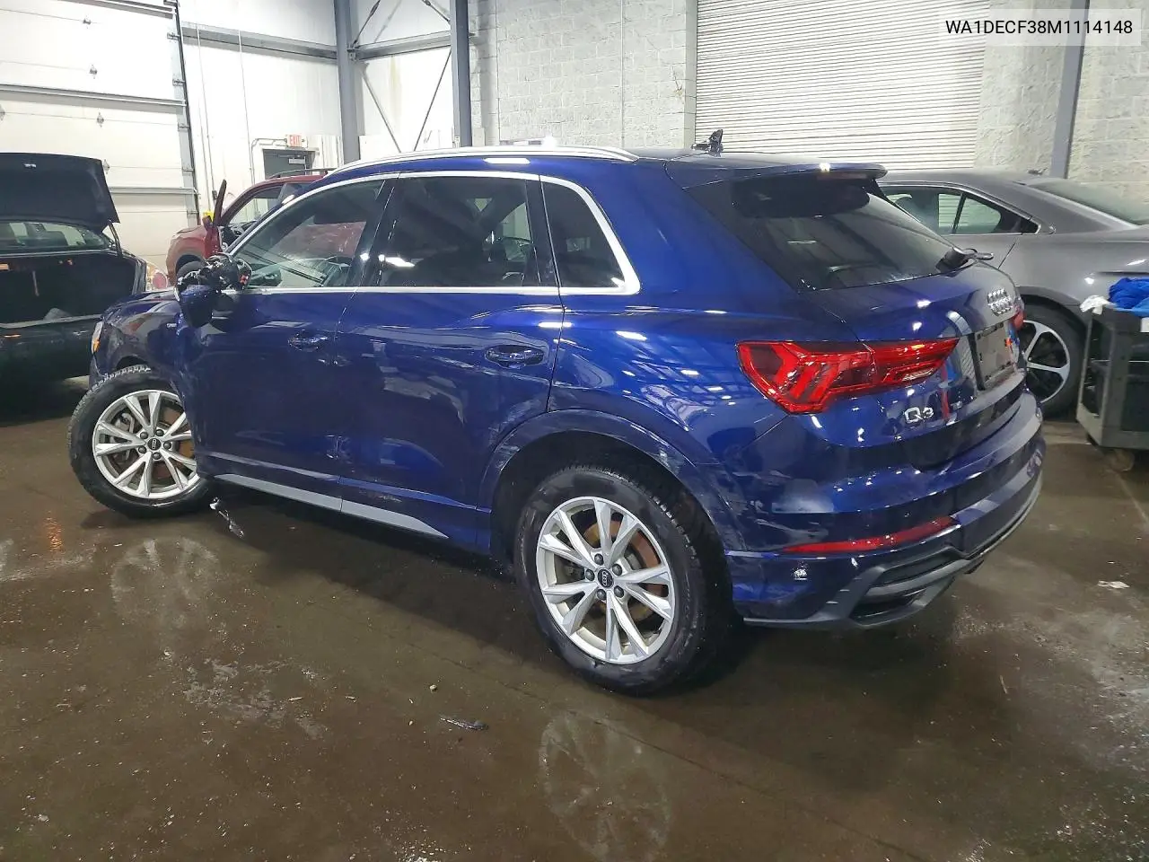 2021 Audi Q3 Premium S Line 45 VIN: WA1DECF38M1114148 Lot: 58217286