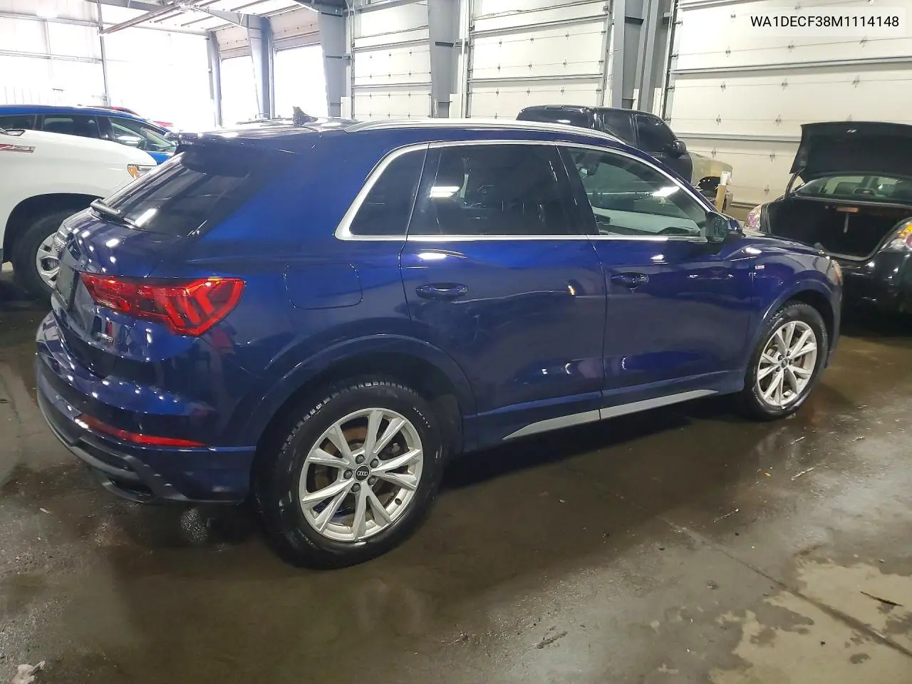 2021 Audi Q3 Premium S Line 45 VIN: WA1DECF38M1114148 Lot: 58217286