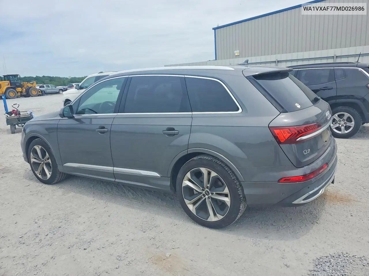 2021 Audi Q7 Prestige VIN: WA1VXAF77MD026986 Lot: 58371916