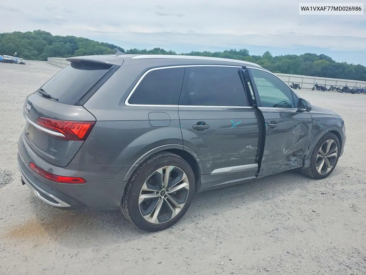 2021 Audi Q7 Prestige VIN: WA1VXAF77MD026986 Lot: 58371916