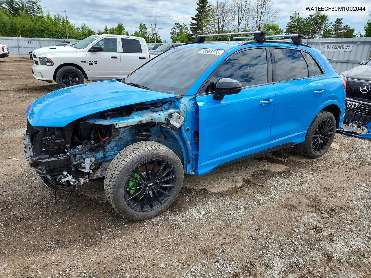 2021 Audi Q3 Premium Plus S Line 45 VIN: WA1EECF30M1002044 Lot: 58561826