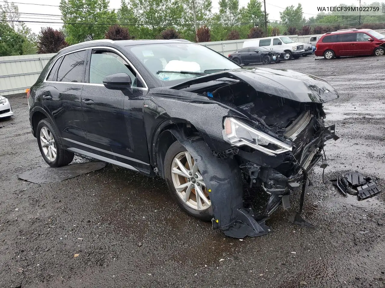 2021 Audi Q3 Premium Plus S Line 45 VIN: WA1EECF39M1022759 Lot: 59289586