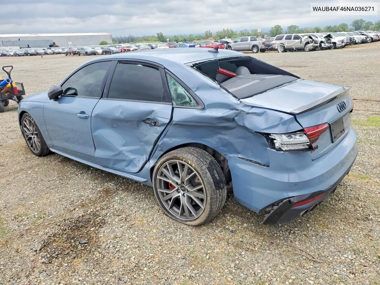 2022 Audi S4 Premium Plus VIN: WAUB4AF46NA036271 Lot: 48455166