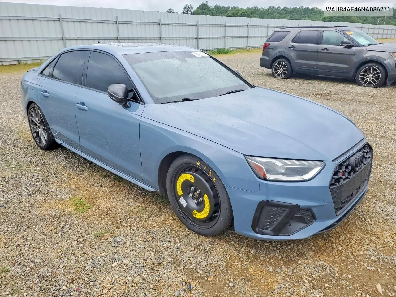 2022 Audi S4 Premium Plus VIN: WAUB4AF46NA036271 Lot: 48455166