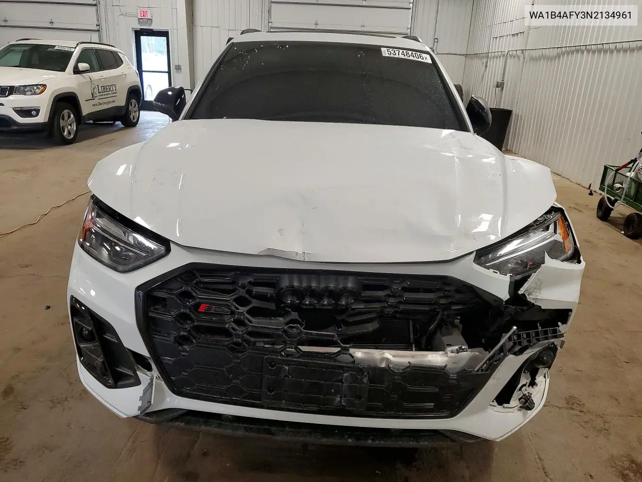 2022 Audi Sq5 Premium Plus VIN: WA1B4AFY3N2134961 Lot: 53748406