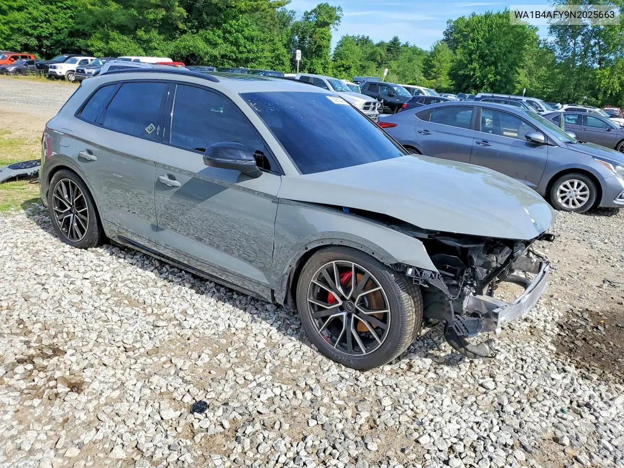 2022 Audi Sq5 Premium Plus VIN: WA1B4AFY9N2025663 Lot: 53933396