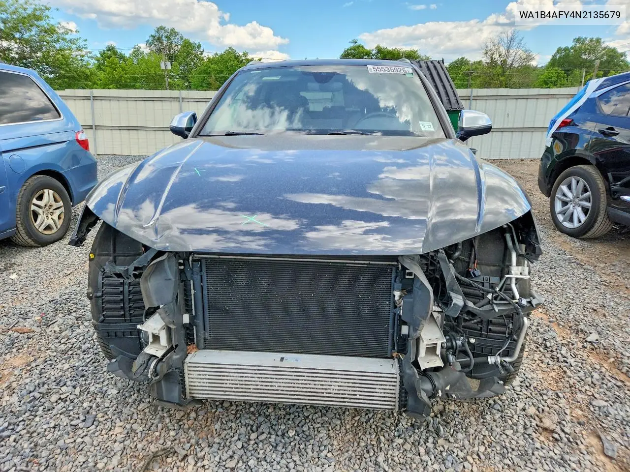 2022 Audi Sq5 Premium Plus VIN: WA1B4AFY4N2135679 Lot: 55535926