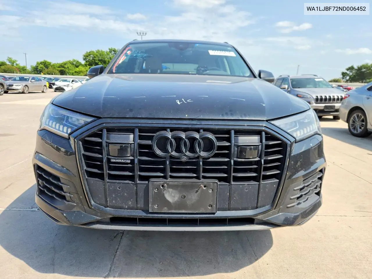 2022 Audi Q7 Premium Plus VIN: WA1LJBF72ND006452 Lot: 55576836