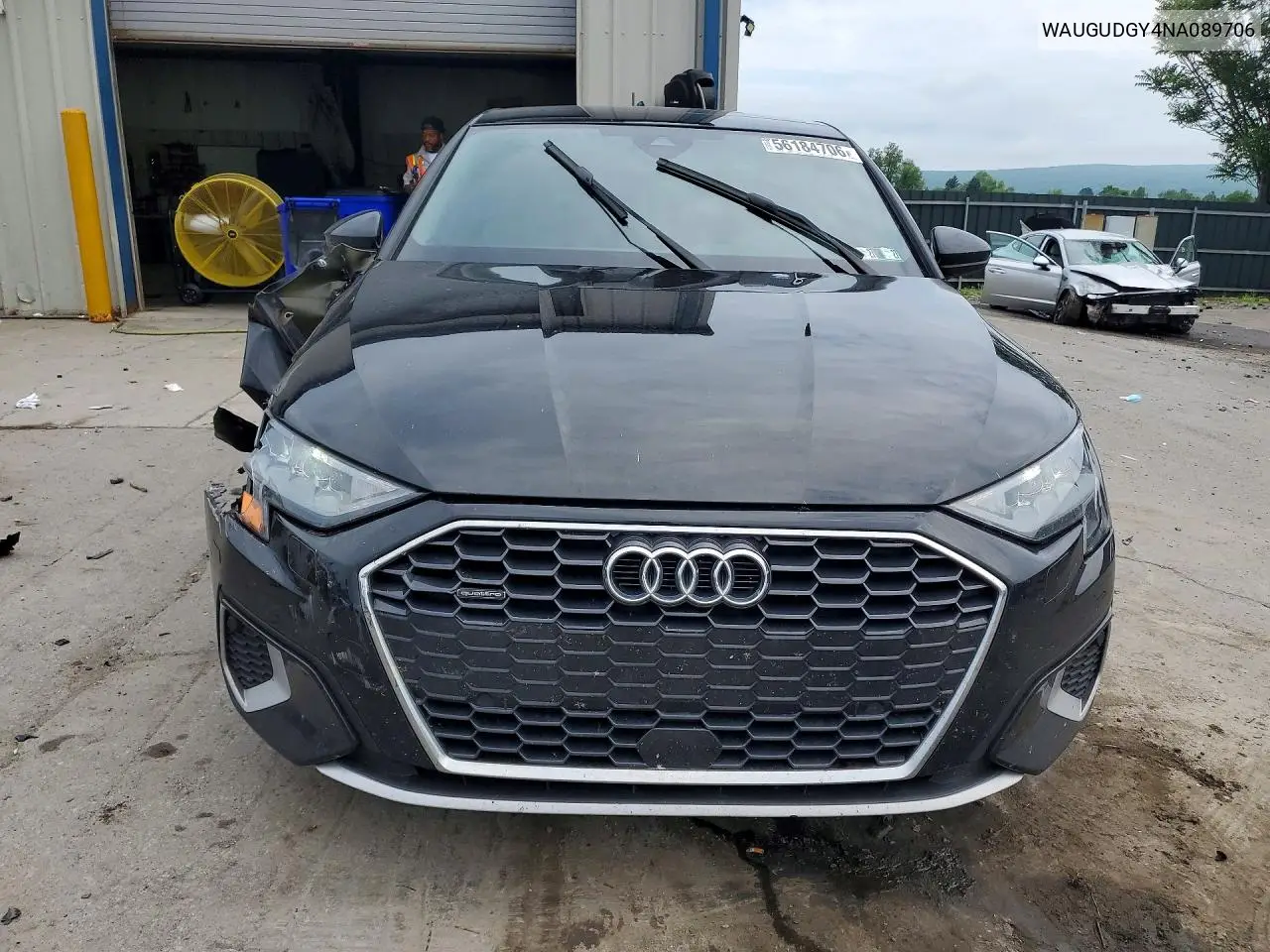 2022 Audi A3 Premium VIN: WAUGUDGY4NA089706 Lot: 56184706