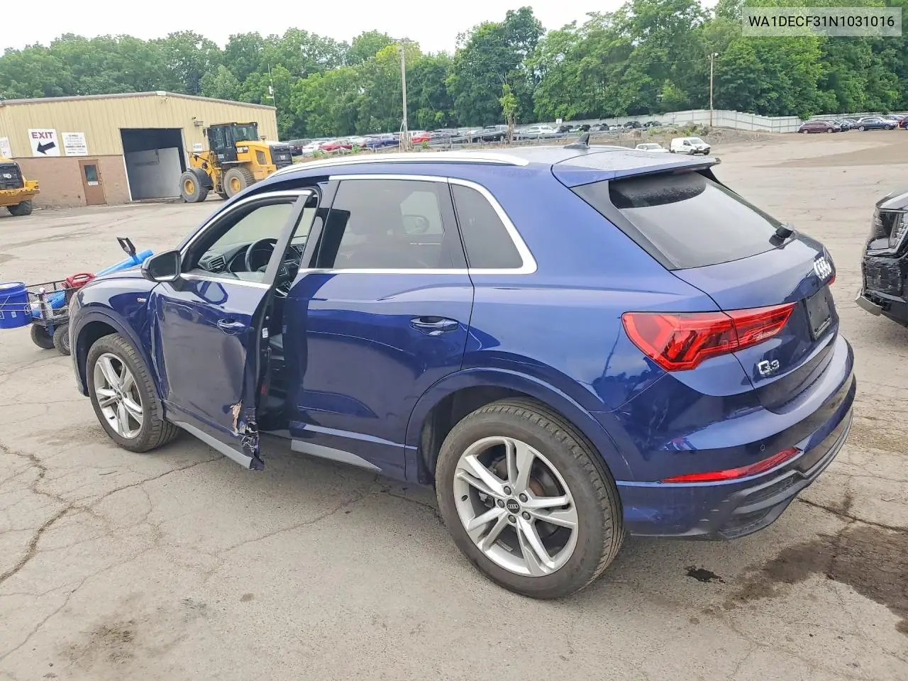 2022 Audi Q3 Premium S Line 45 VIN: WA1DECF31N1031016 Lot: 56289136