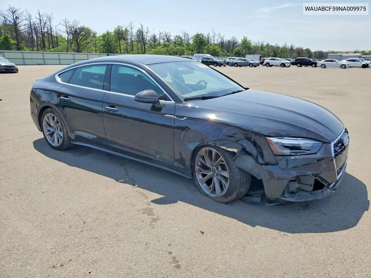 2022 Audi A5 Premium 40 VIN: WAUABCF59NA009975 Lot: 57024566