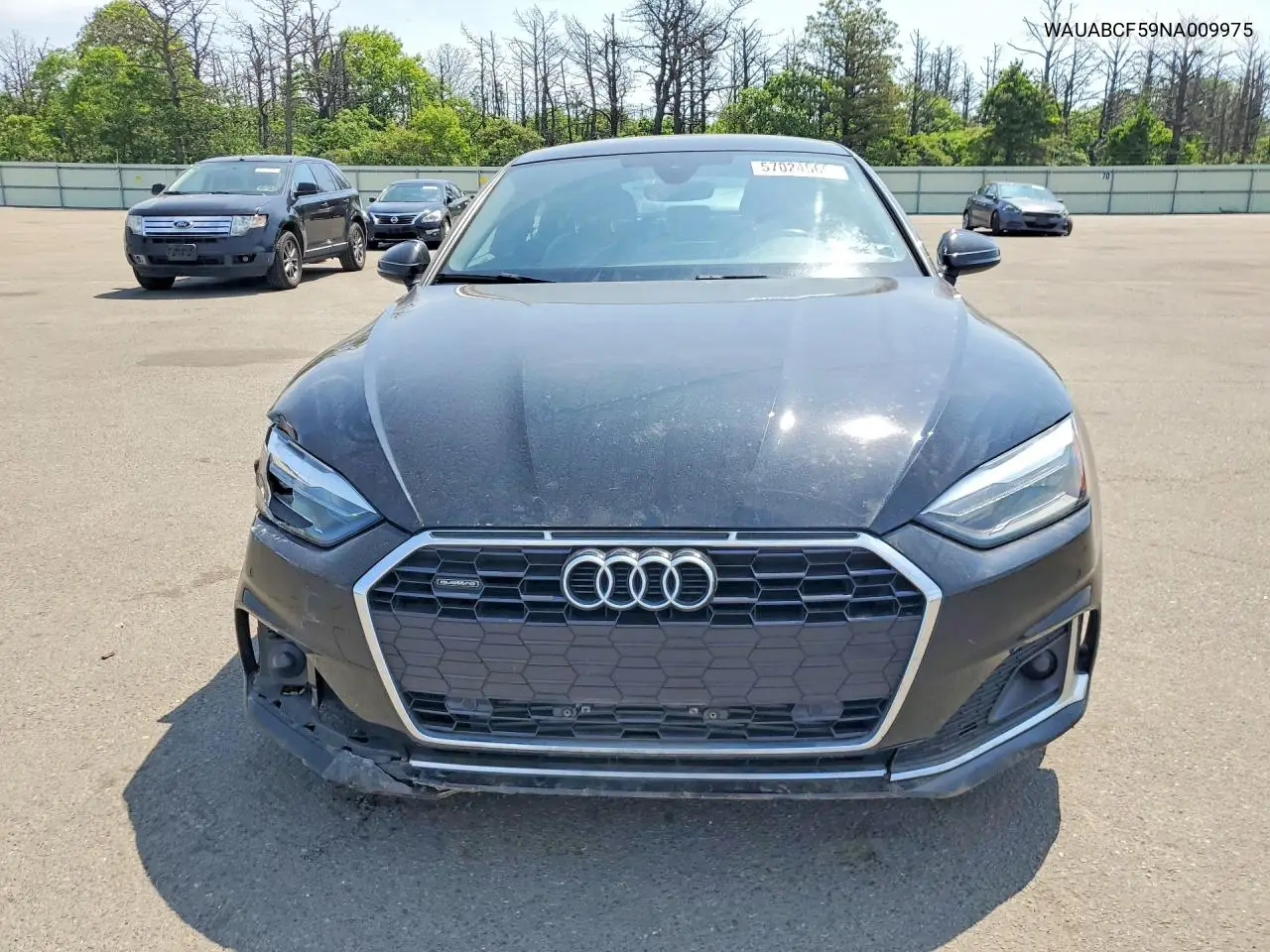 2022 Audi A5 Premium 40 VIN: WAUABCF59NA009975 Lot: 57024566