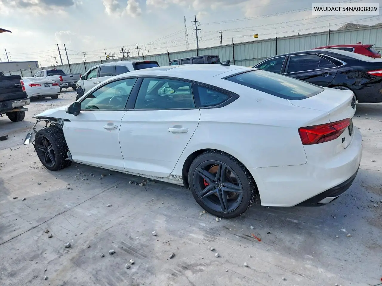 2022 Audi A5 Premium 45 VIN: WAUDACF54NA008829 Lot: 57237756
