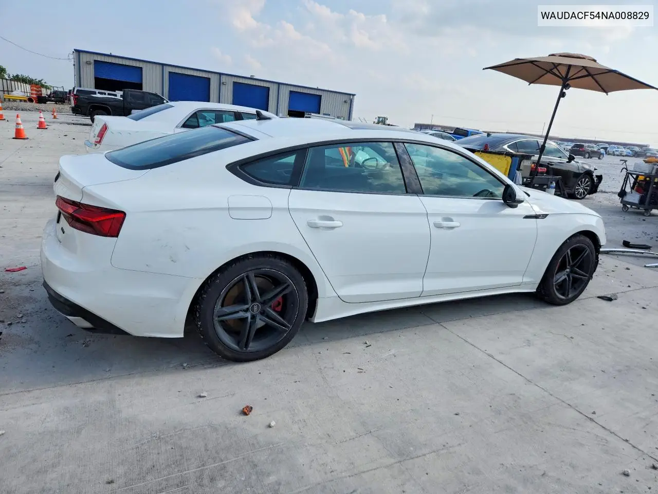 2022 Audi A5 Premium 45 VIN: WAUDACF54NA008829 Lot: 57237756
