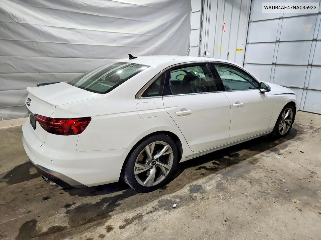 2022 Audi S4 Premium Plus VIN: WAUB4AF47NA035923 Lot: 57480556