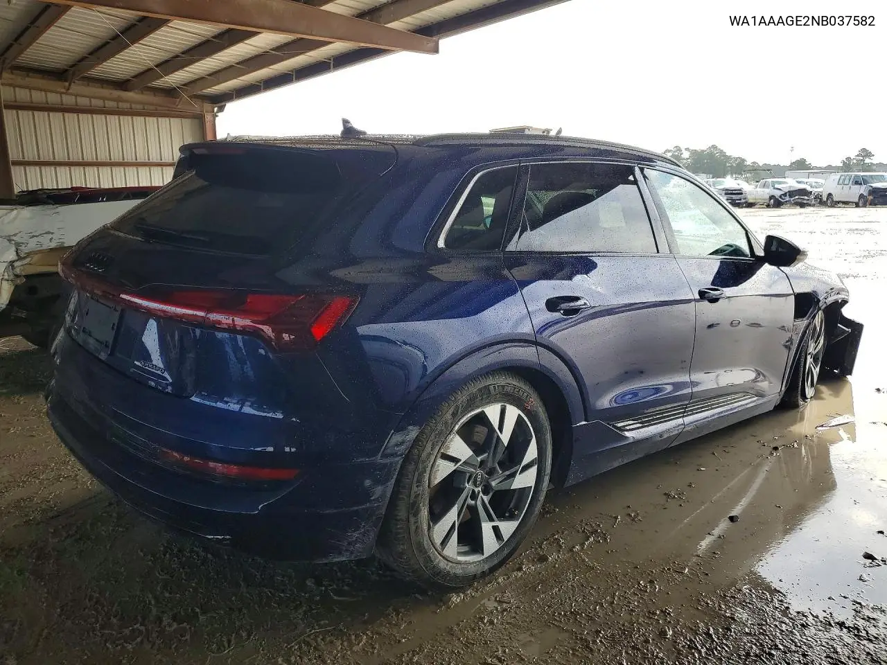 2022 Audi E-Tron Premium VIN: WA1AAAGE2NB037582 Lot: 57618916
