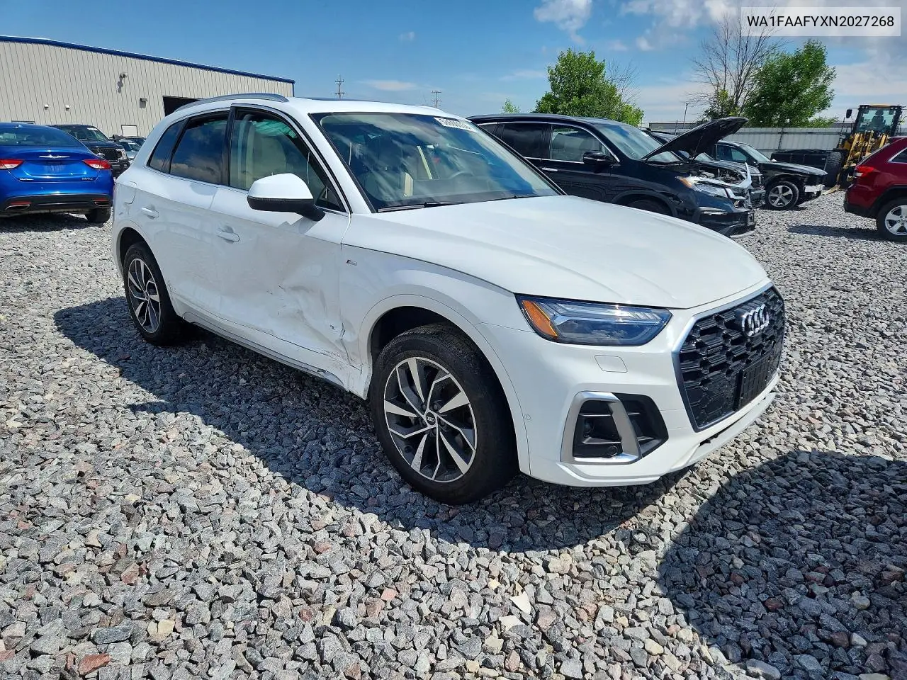 2022 Audi Q5 Prestige 45 VIN: WA1FAAFYXN2027268 Lot: 58600056