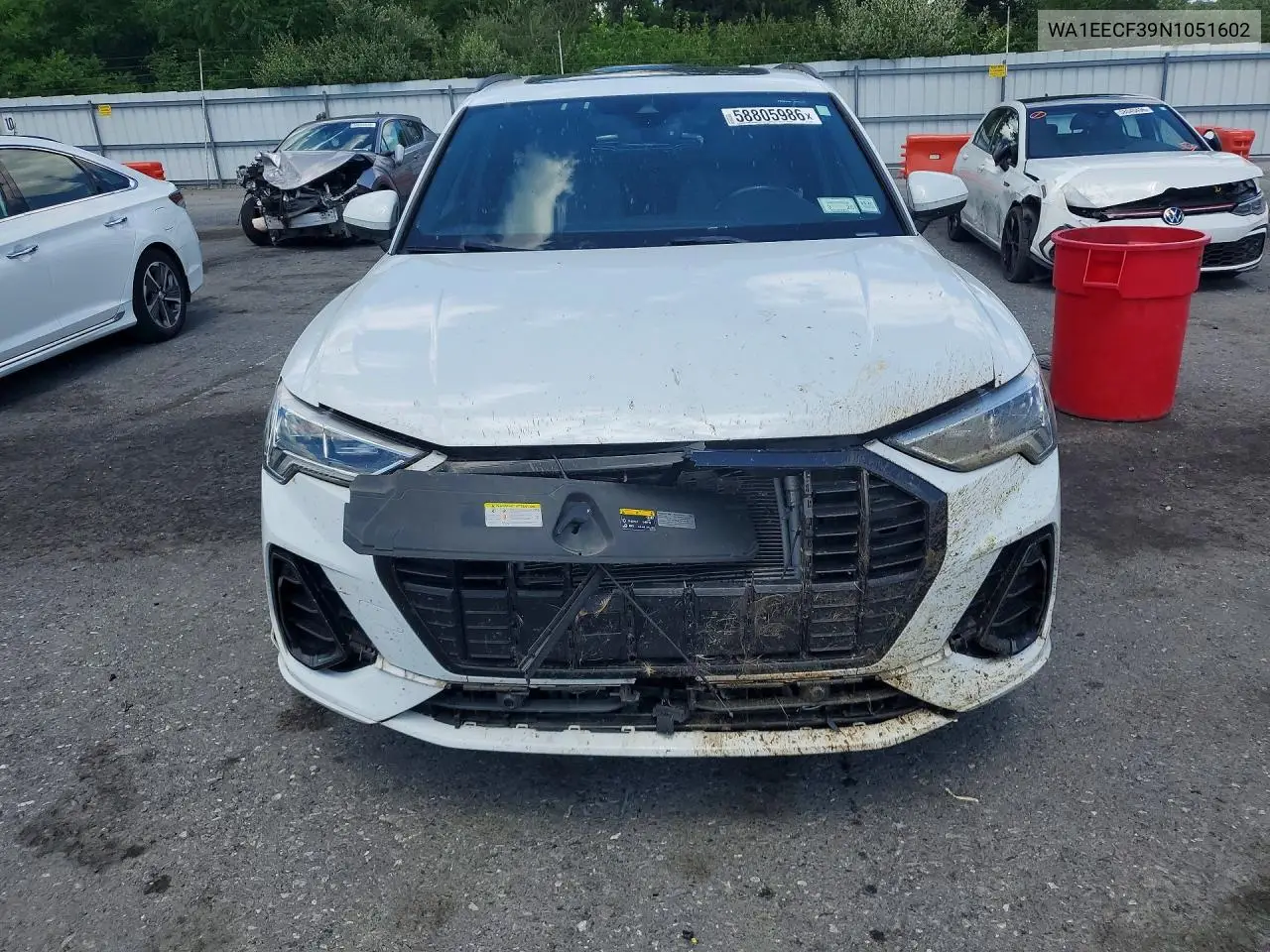 2022 Audi Q3 Premium Plus S Line 45 VIN: WA1EECF39N1051602 Lot: 58805986