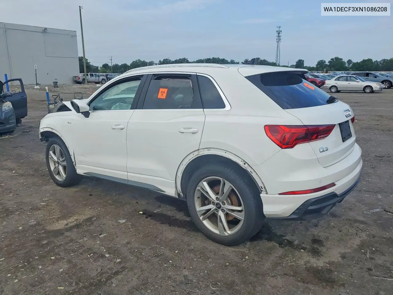 2022 Audi Q3 Premium S Line 45 VIN: WA1DECF3XN1086208 Lot: 59722266