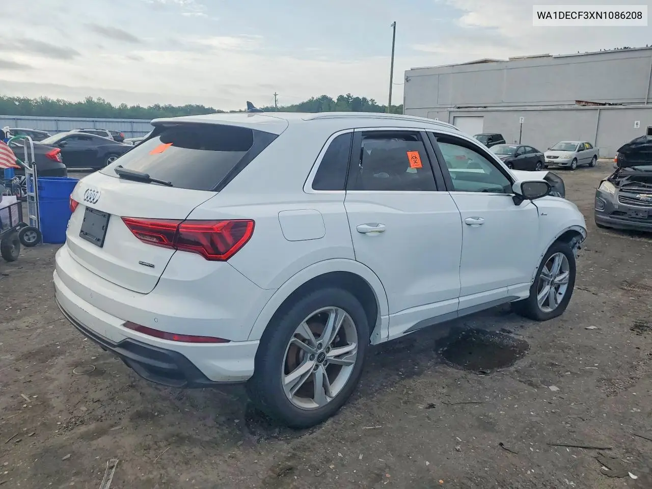 2022 Audi Q3 Premium S Line 45 VIN: WA1DECF3XN1086208 Lot: 59722266