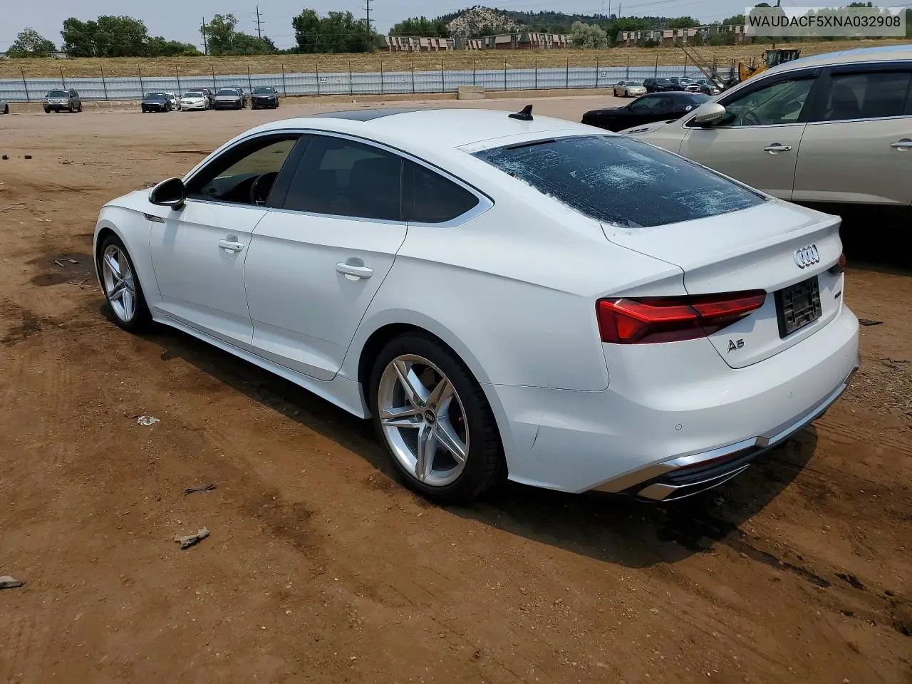 2022 Audi A5 Premium 45 VIN: WAUDACF5XNA032908 Lot: 60320986