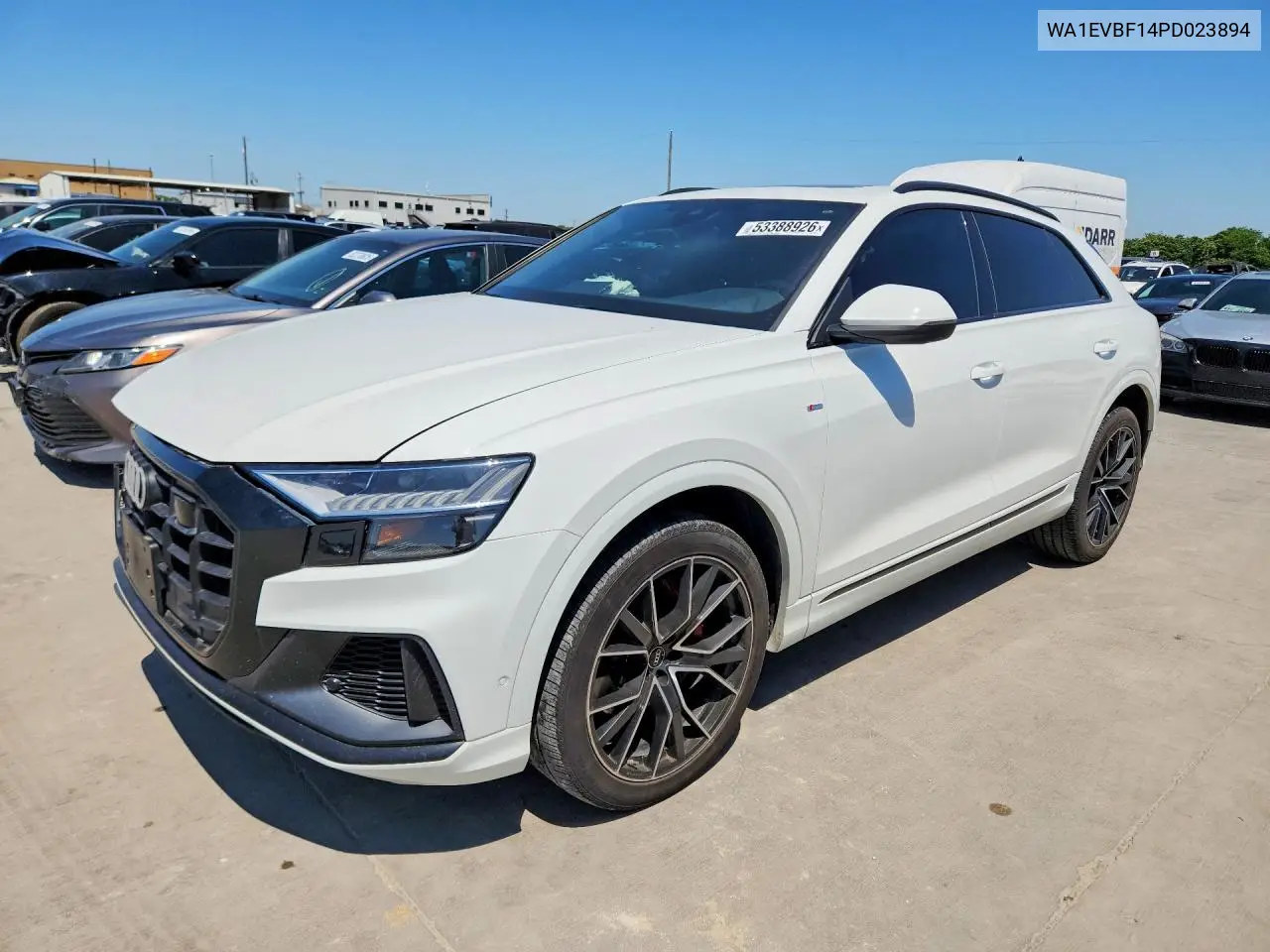 2023 Audi Q8 Premium Plus S-Line VIN: WA1EVBF14PD023894 Lot: 53388926