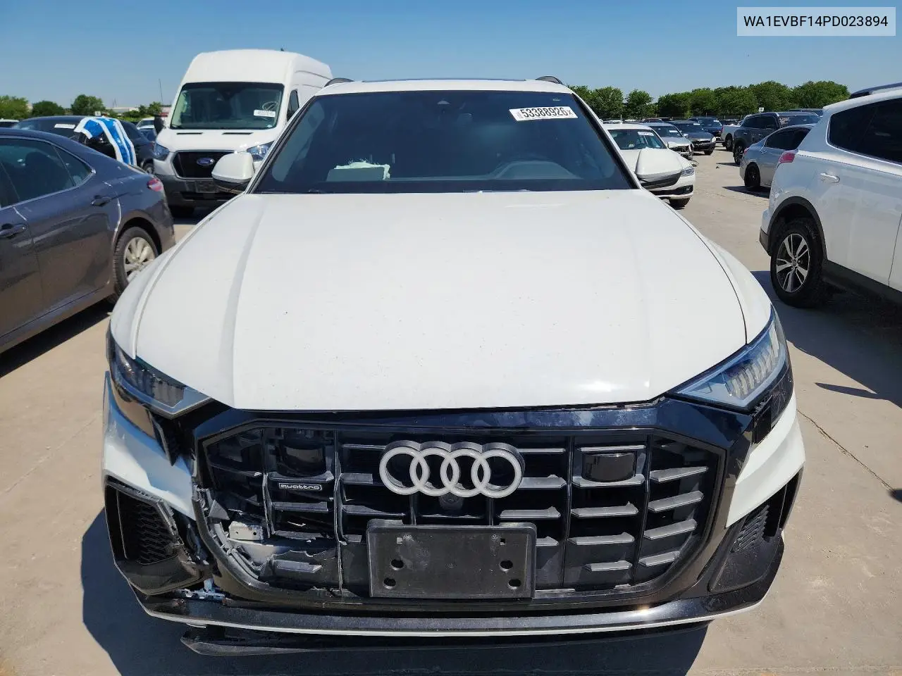 2023 Audi Q8 Premium Plus S-Line VIN: WA1EVBF14PD023894 Lot: 53388926