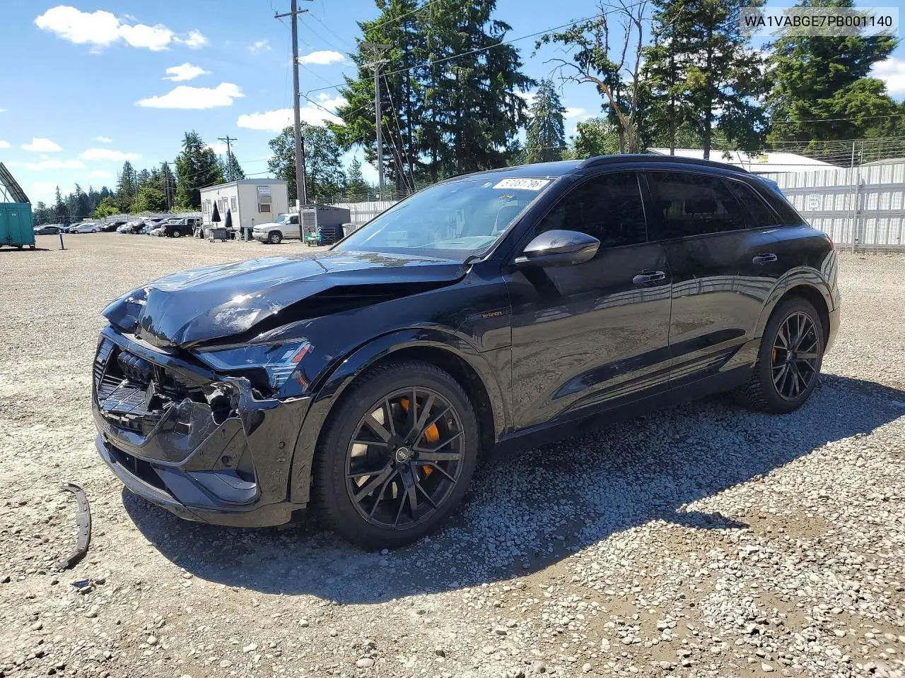 2023 Audi E-Tron Chronos VIN: WA1VABGE7PB001140 Lot: 57081796