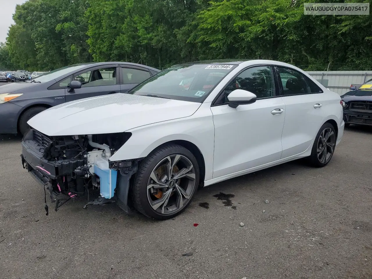 2023 Audi A3 Premium VIN: WAUGUDGY0PA075417 Lot: 57857946